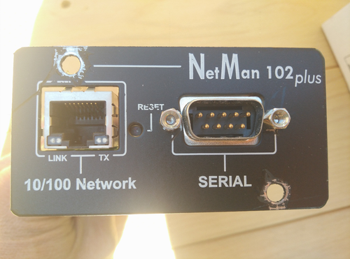 Riello UPS Netman 102 plus Networkmodul 9UAXB0062-01B - 第 7/9 張圖片