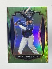 2021 Panini Select Randy Arozarena #145 Neon Green Prizm    SN99