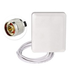 10dbi 2.4GHz WiFi N Male Panel Antenna for WiFi Repeater Range Extender