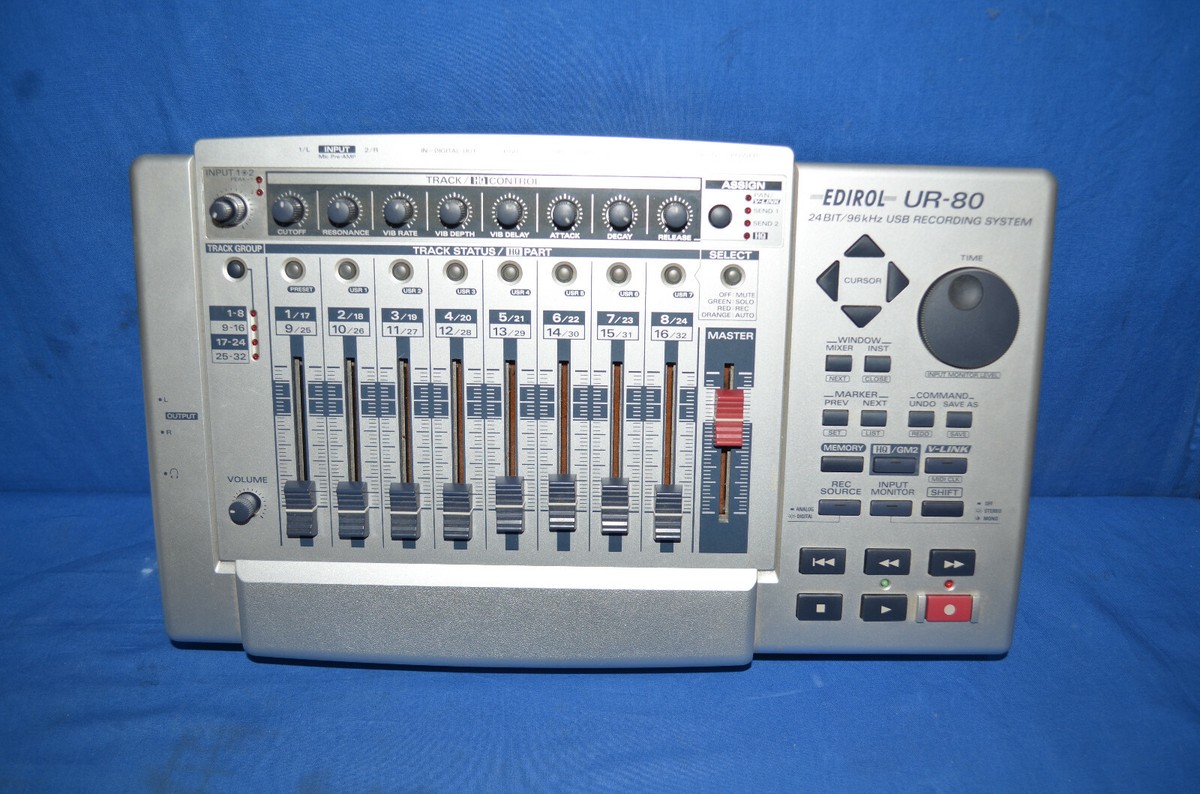 EDIROL UR-80 Roland オーディオインターフェース Roland Edirol UR-80 24 Bit/96 kHz USB midi interface Audio