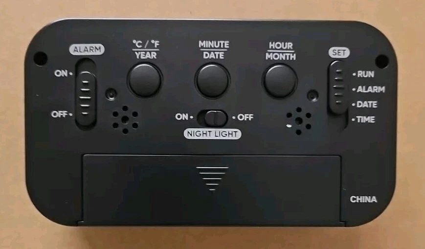 Westclox Digital Alarm Clock, Date, Snooze & Night Light. Batteries not Include  - Image 2 of 4