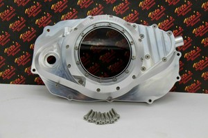 Billet Aluminum Yamaha Banshee Lock Up Clutch Cover W Clear Window Dipstick Ebay