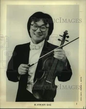 1993 Press Photo Ik-Hwan Bae, violinist at Annual Chamber Music Port Townsend