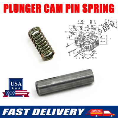 US Plunger Cam Pin & Compression Spring For Honda Sportrax TRX400X