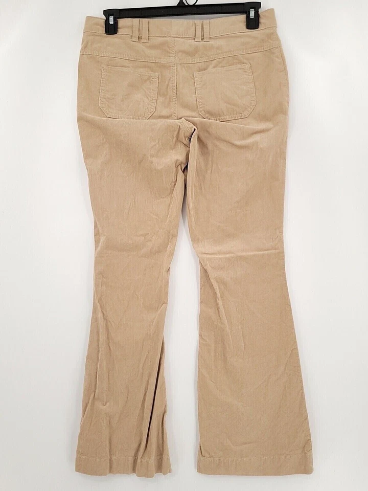 Женские вельветовые брюки A.N.A. взрослый размер 10 34x32 бежевый современный крой хлопковая смесь - Изображение 2 из 4