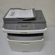 Lexmark X264DN Laser Printer Mono NO TONER/DRUM All-In-One Duplex Pg Ct 4.6k