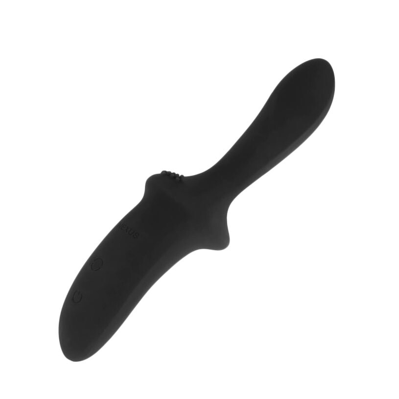 Nexus 8.2 Inch Black Sceptre Rotating Prostate Anal Probe Massager Adult Sex Toy
