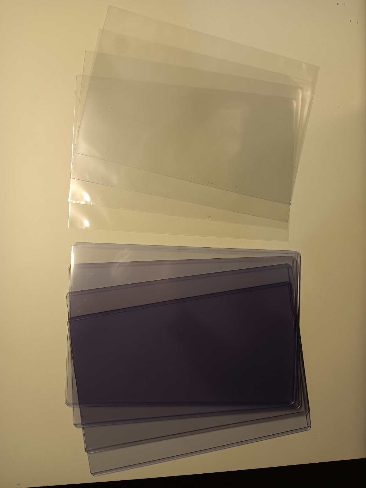 4Count, 6x9 Ultra Pro Toploaders & Sleeves, Rigid Penny Sleeve