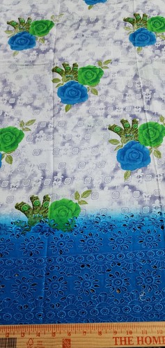 Hawaiian 100% Cotton Print Cut Work embroidery Border Fabric tela 45" W sold BTY - 第 2/17 張圖片