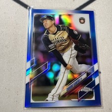 2021 Topps Chrome NPB Baseball Chihiro Kaneko Blue Refractor /150