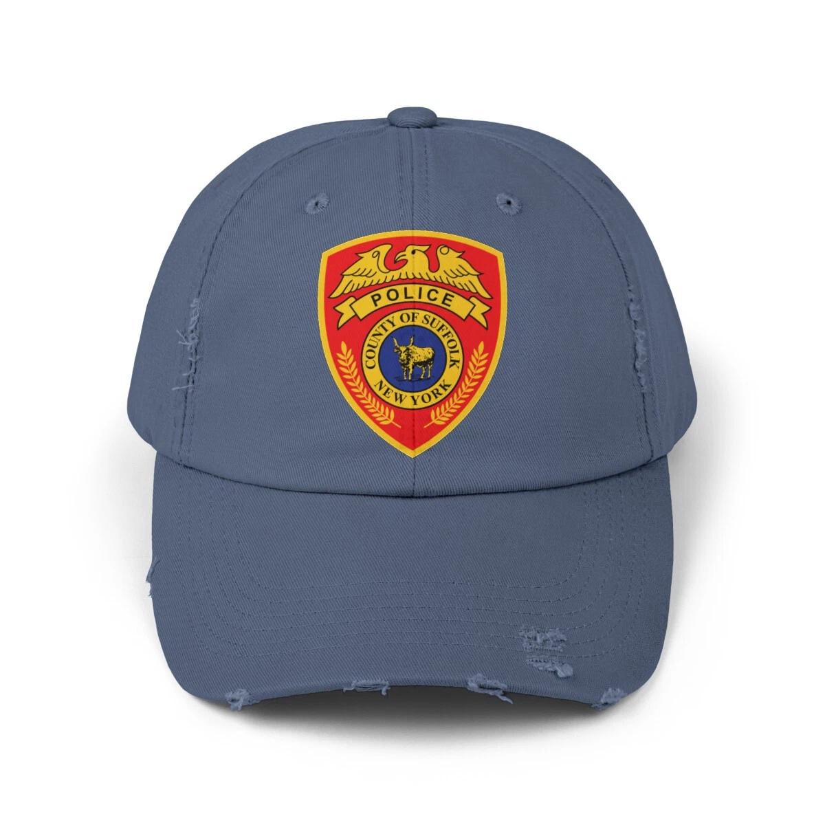 SCPD Suffolk County Police Department Long Island New York NY Unisex Distressed