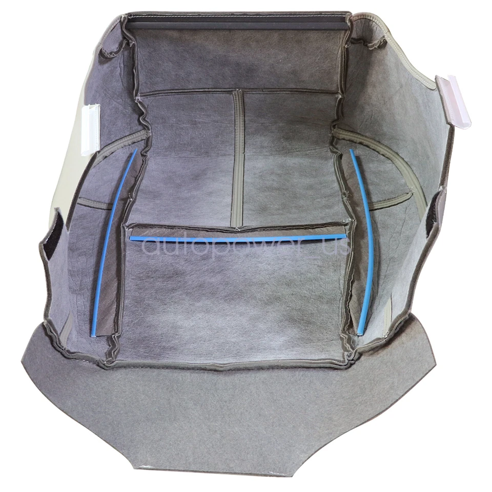 Cubierta de asiento de cuero gris para conductor y pasajero Chevy Suburban 2007-2014 Foto 4 de 4