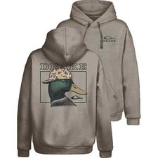 UNISEX DRAKE Back Cap Mallard Graphic Hoodie DS1654-IFH