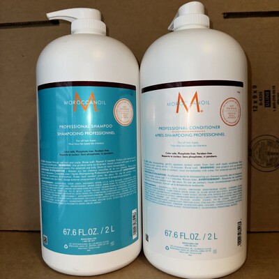 SET OF 2! Moroccanoil  Hydrating SHAMPOO/CONDITIONER  67.6oz  NEWEST PACKAGING!!