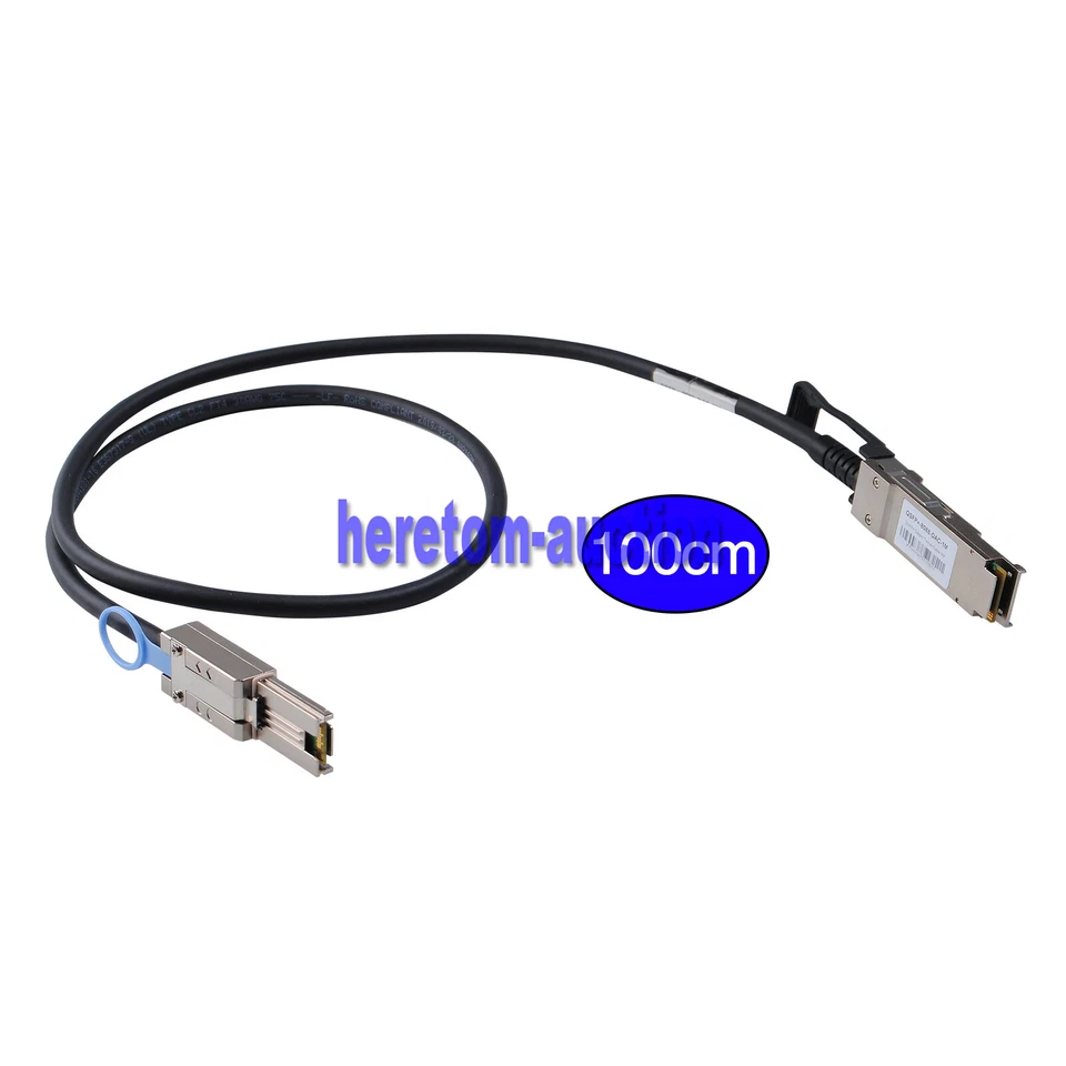 External SAS Cable QSFP SFF-8436 to Mini SAS SFF-8088 DDR Cable for NetApp 1M - Image 3 of 4
