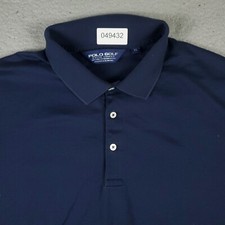 Ralph Lauren Polo Shirt Mens XL Blue Pony Casual Short Sleeve