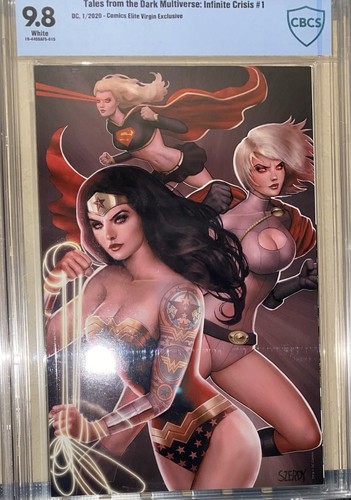 Tales From The Dark Multiverse Infinite Crisis # 1 CBCS 9.8 VIRGIN Tatted Szerdy