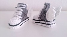 EARLY BABY CROCHET  SHOES BOOTS BOOTIES KNITTING FIRST SHOES clothes