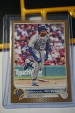 2022 Topps Series 1 Baseball - Emmanuel Rivera Gold Parallel RC #/2022