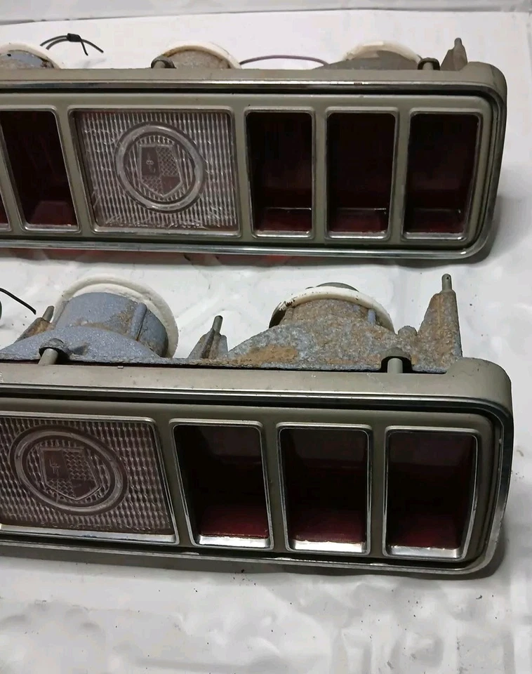 1975-1977 DODGE ROYAL MONACO BROUGHAM OEM TAILIGHT SET Right Left S12-3 - Image 4 of 4