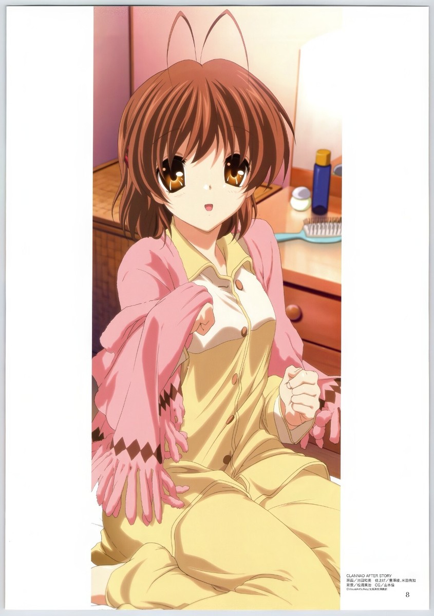 Poster Print Anime Clannad After Story Double Sided 2008 Original