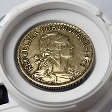 Rare Republica Portuguesa 1935 1 ESCUDO G3D