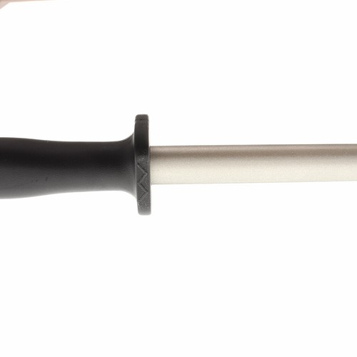 12'' Grit Diamond Kitchen Knife Sharpening Steel Rod Sharpener Stone Tool - Picture 2 of 6