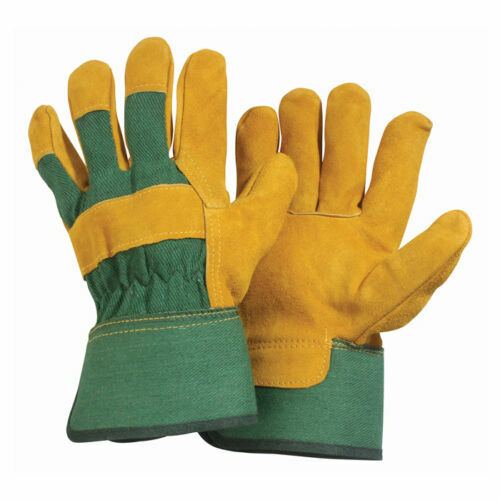 Leder-Rosen-Stulpenhandschuhe • Damen • Herren