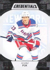 2022-23 UD Credentials Hockey Adam Fox #55