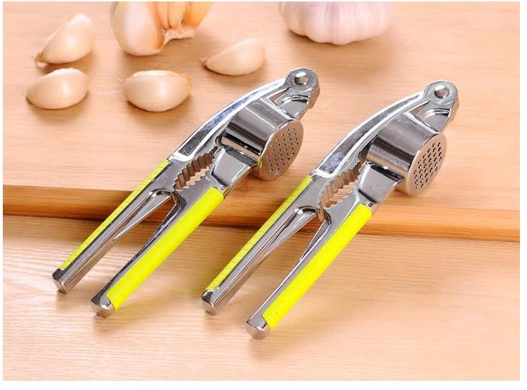 Stainless Steel Garlic Press Crusher Squeezer Masher Mincer Heavy Duty grips
Opens in a new window o