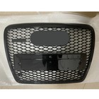 Rs6 Style For 2005-2011 Audi A6 S6 C6 Front Bumper Mesh Grill Honeycomb Black (For: More than one vehicle)