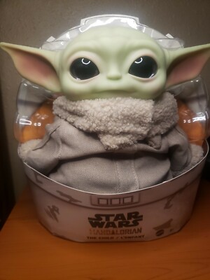 Star Wars Mandalorian The Child 11'' Plush Baby Yoda Doll by Mattel New