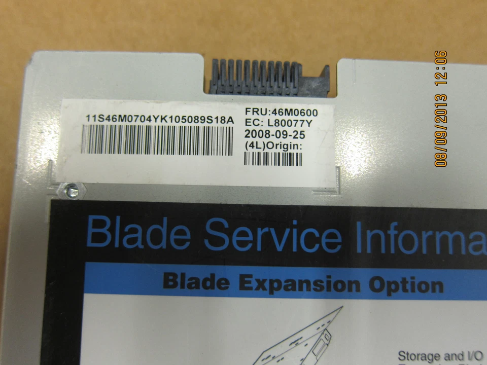 IBM 8853G6U HS21 Blade Server - 1x Xeon E5450 QC 3.0GHz 4GB 2x 73GB 10K SAS HDD - Image 4 of 4