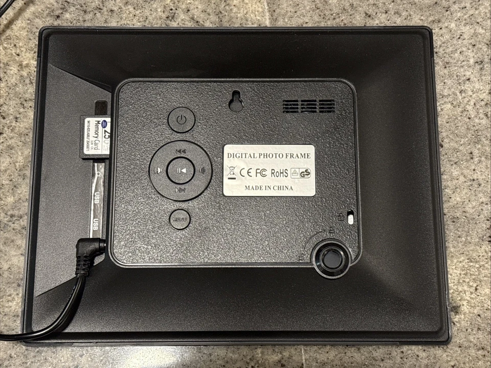 Digital Photo Frame Video Music Audio Display Images 256MB SD Card RoHS - Image 4 of 4