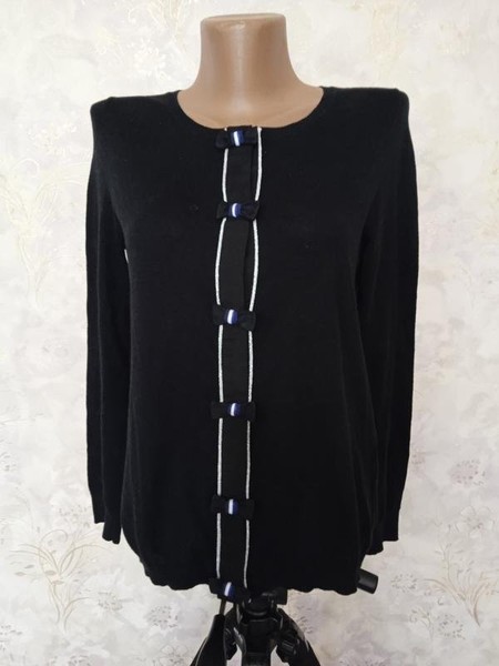 Women Claudie Pierlot Sweater Black Cotton 34 / XS #1QXQ