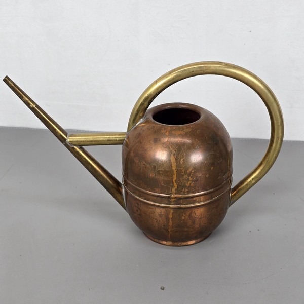 Chase - Ruth Gerth designed Art Deco 1930s copper watering can Brass and Copper