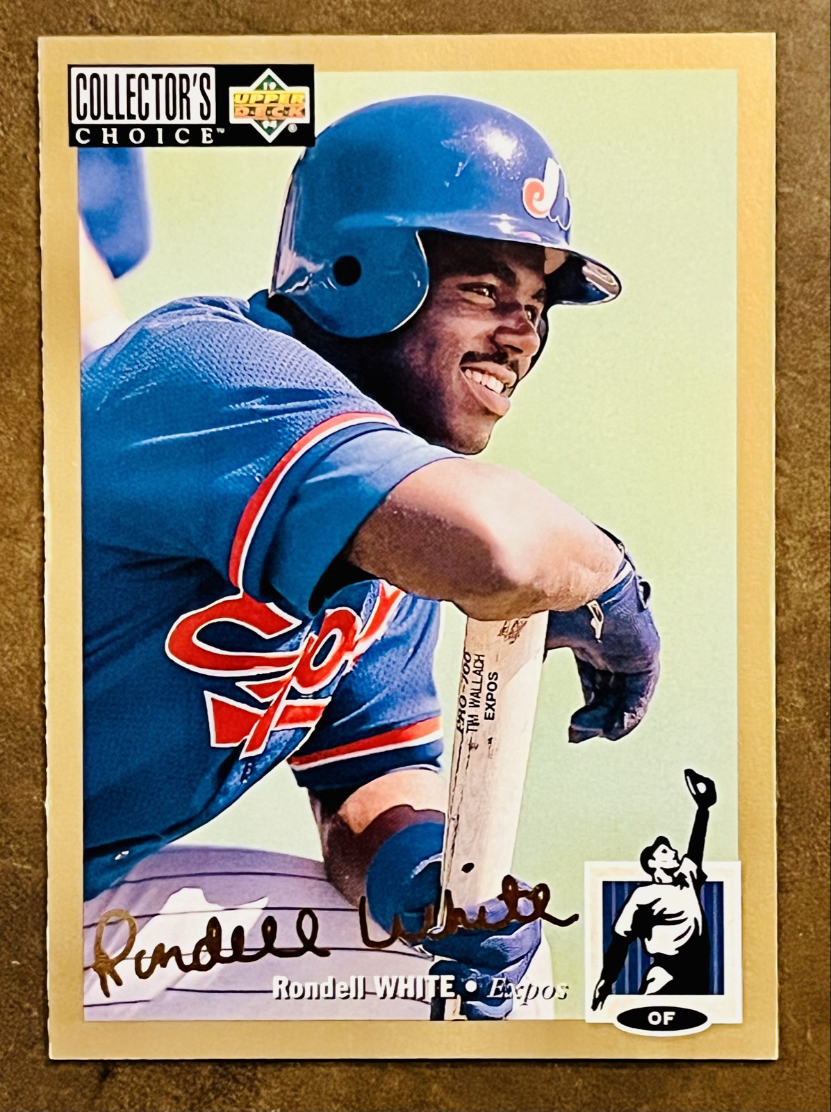 1994 Upper Deck Collector's Choice - Rondell White #293 Gold Foil Signature SP