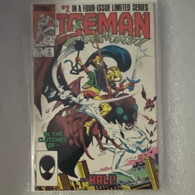 Marvel Comics Iceman #2 Limited Series Copper Age Boarded Comic Book