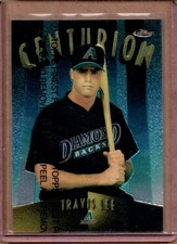 1998 FINEST TRAVIS LEE CENTURION #rd 500 (NM/MT ) CREASE FREE