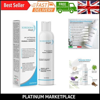 Xoriderm Zartes Shampoo zur Linderung von Psoriasis & Dermatitis | Natürliche & beruhigende...