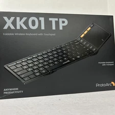 ProtoArc Portable Full-Size Keyboard Tri-Fold Wireless Number Pad E3G