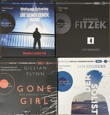 6 mp3CD Hörbücher Krimi / Thriller - Schorlau - Fitzek - Flynn über 1950 Minuten