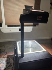 Vintage 3M 2000 AG Overhead Portable Briefcase Projector Foldable Compact Tested
