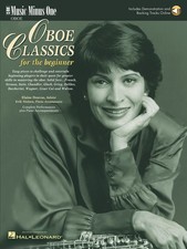 Clásicos de oboe para principiantes solo partituras menos un libro y audio para reproducir