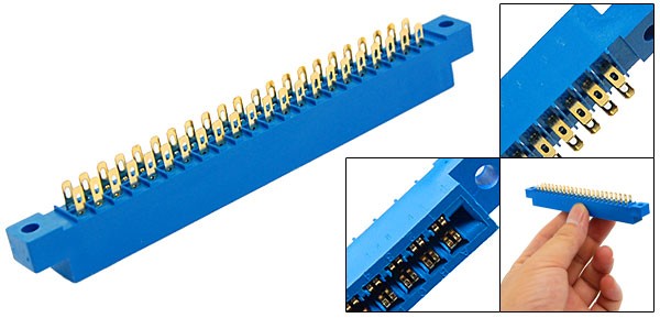 3.96mm Pitch 2 x 22Pin 44P PCB Card Edge Connector | eBay
