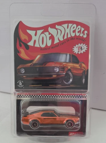 Hot Wheels RLC Red Line Club 2021 Membership '70 Mustang Boss 302 in Orange