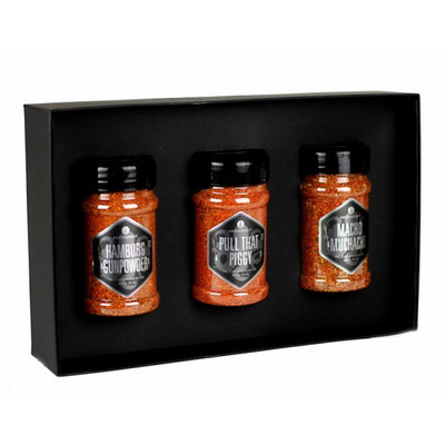 Ankerkraut Geschenkset ''BBQ Rubs'' (3 Streuer)