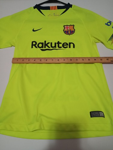 Nike Barcelona 2018/2019 Lionel Messi Away Jersey Sleeve Soccer Youth Large - Picture 3 of 6
