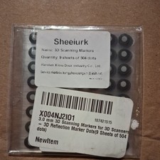 3mm 3D Scanning Markers for 3D Scanners, 3D Reflection Marker Dots, 504 Dots