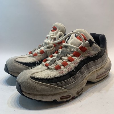 Nike Air Max 95 QS Japan DH9792-100 Summit White Chile Red Grey Shoes Size 8.5